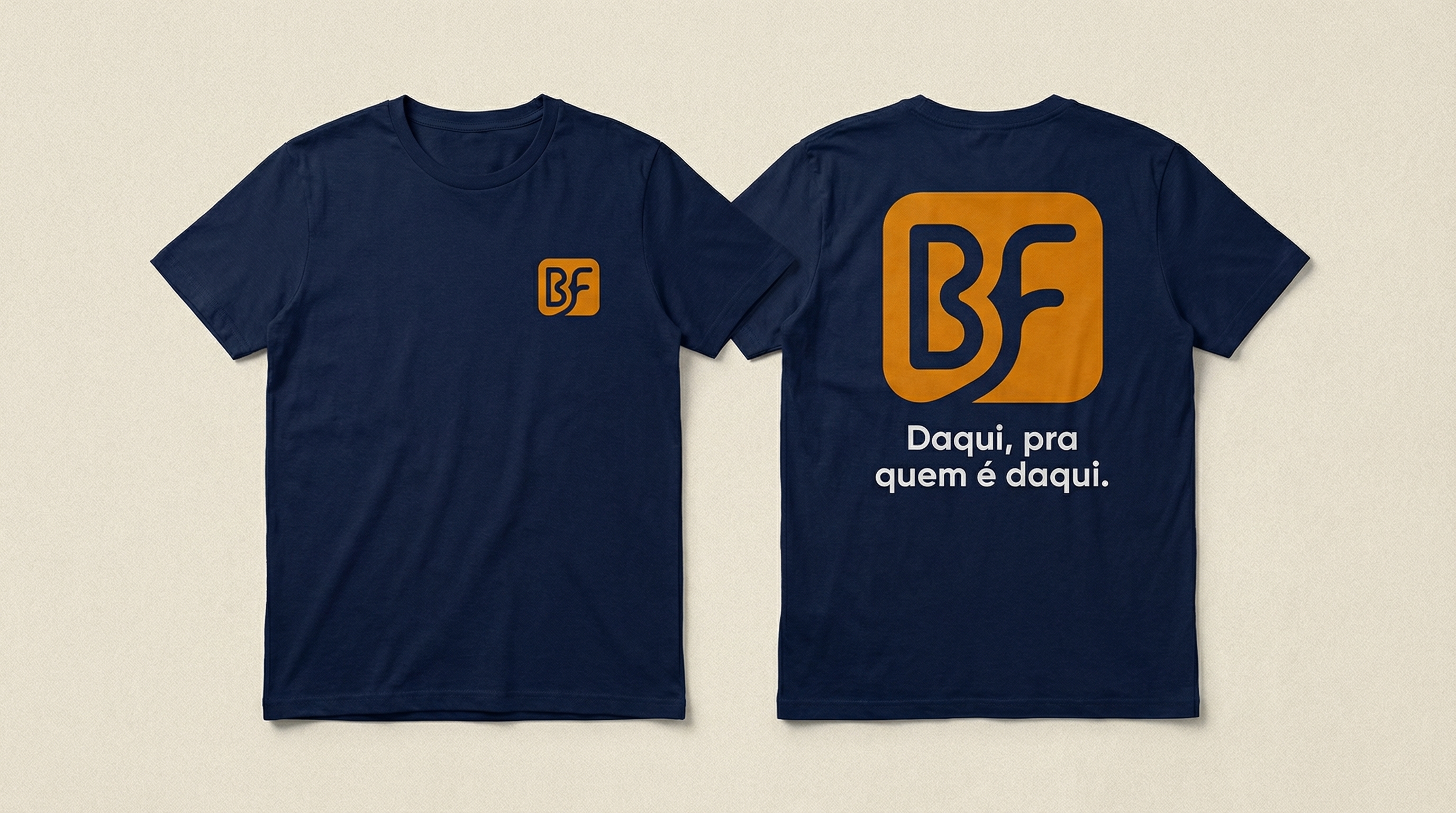 Mockup de camiseta da equipe Batatais Food