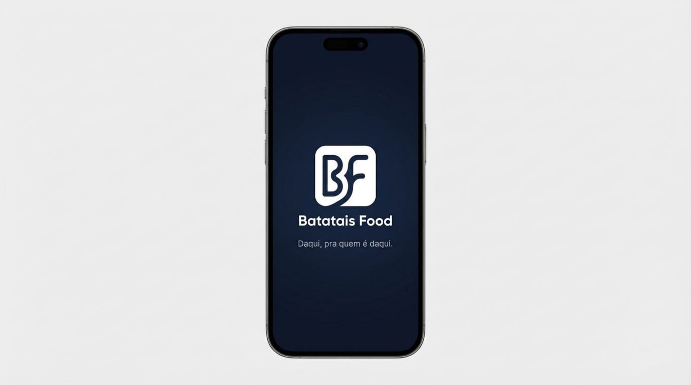 Splash screen do app Batatais Food