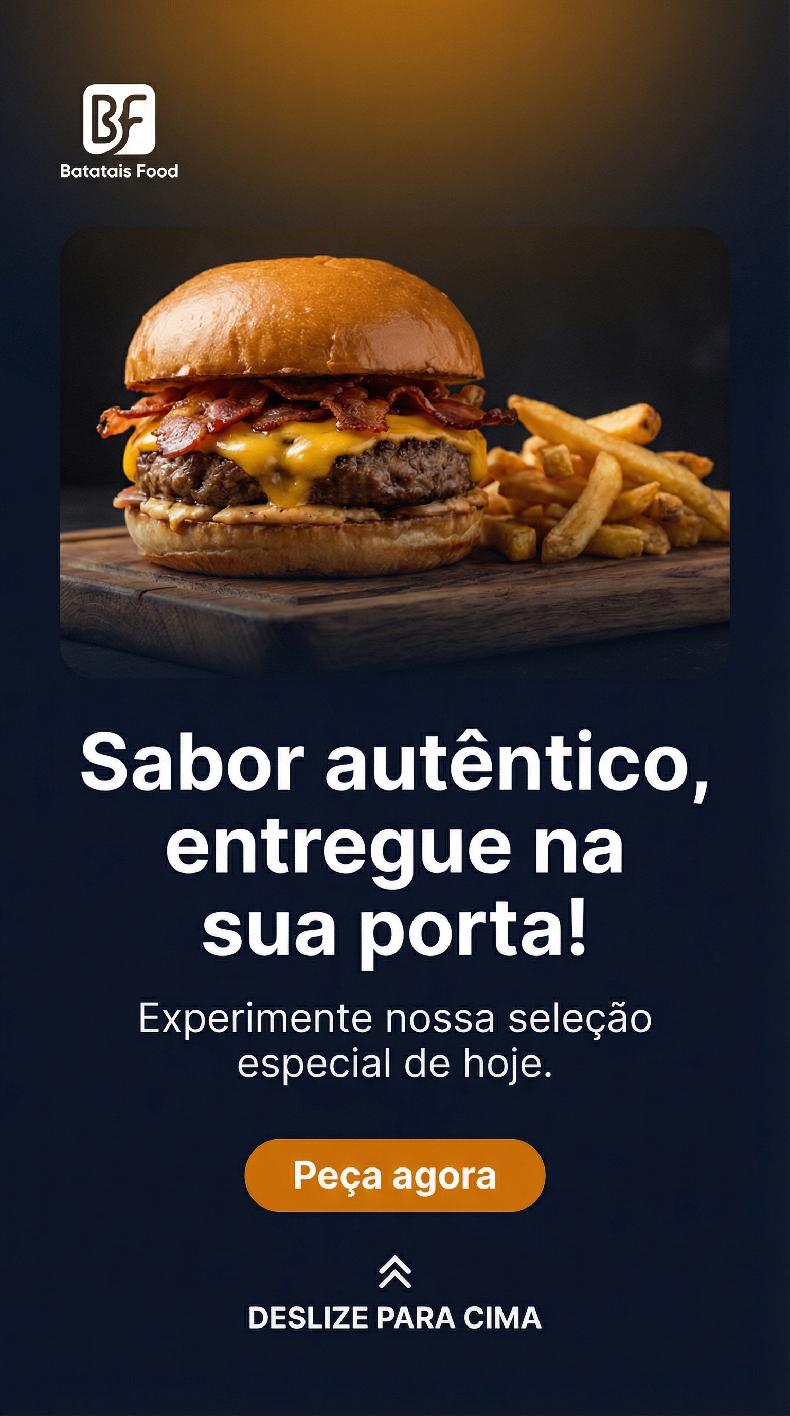 Template de Stories Instagram Batatais Food